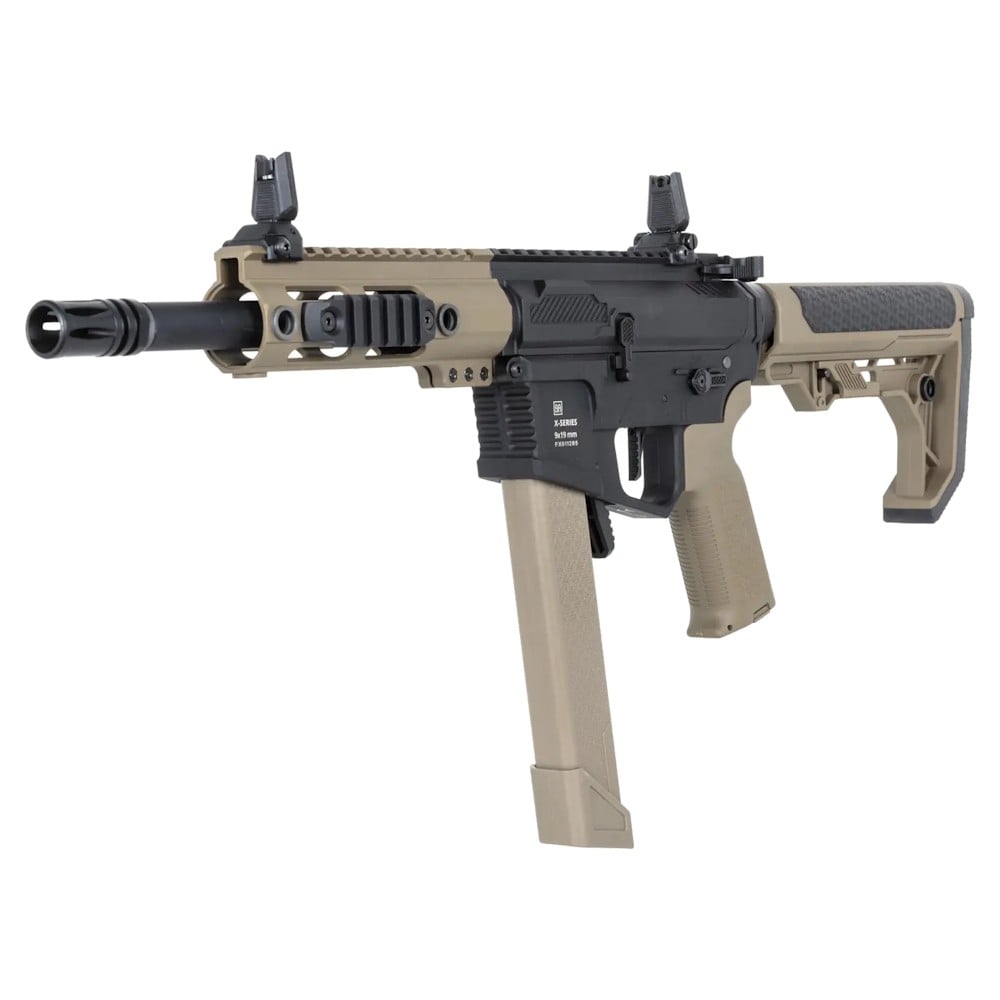 Fucile elettrico SA-FX01 Flex Light Ops Stock HAL ETU Gen.2 Half-Tan di SPECNA ARMS