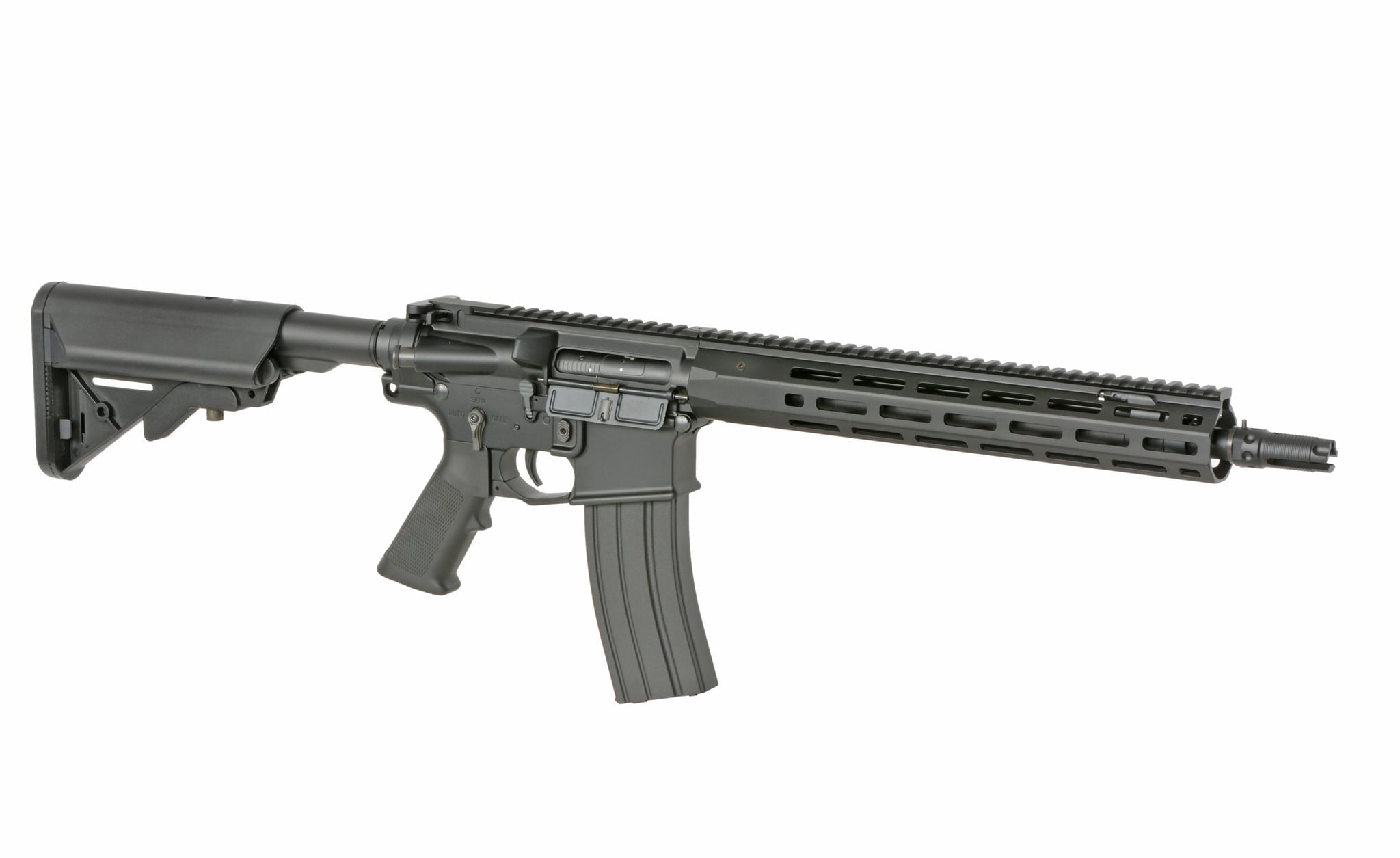 Fucile softair M4/AR-15 Knight's Armament 13" nero con ETU di WELL PRO