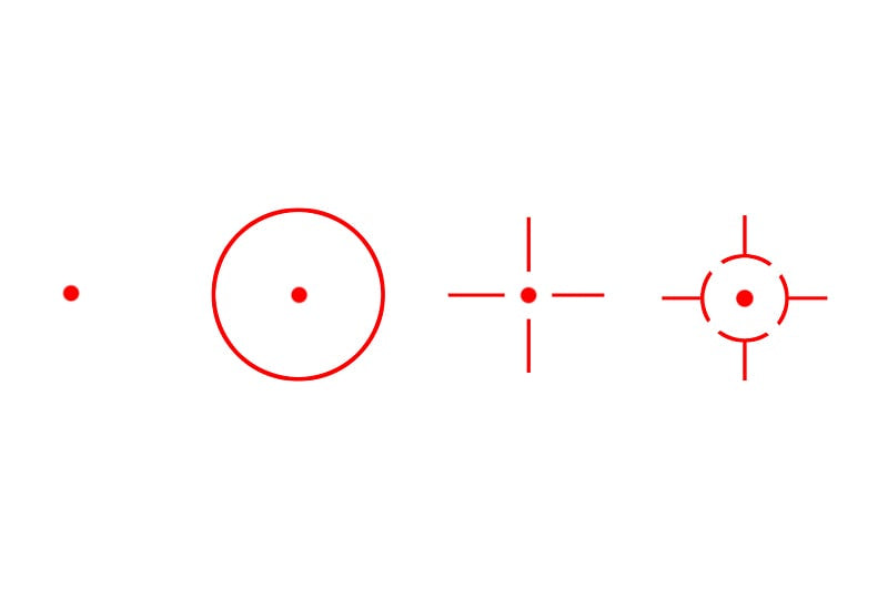 Mirino red dot 1x28x40 nero di VECTOR OPTICS