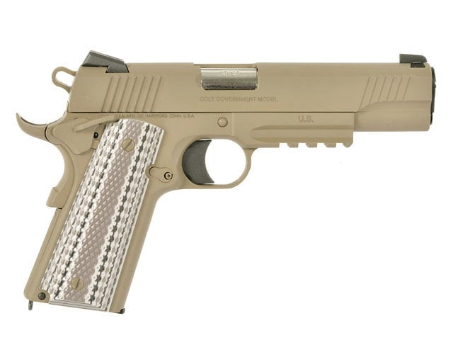 Replica Colt M45A1 Combat Unit GBB Tan di EMG