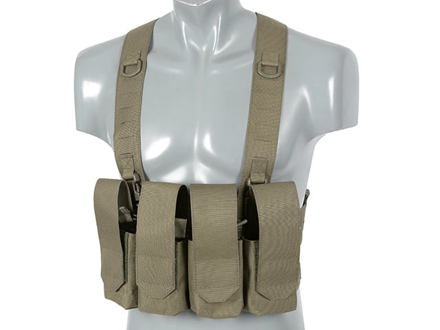 Chest Rig Laser-Cut con tasche AR/AK Ranger Green di 8FIELDS
