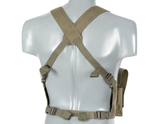 Chest Rig Laser-Cut con tasche AR/AK Ranger Green di 8FIELDS