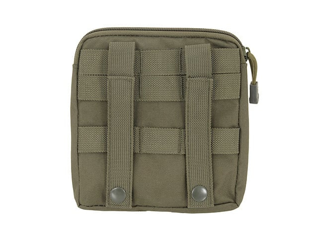 Tasca utility con cerniera MOLLE Ranger Green di 8FIELDS