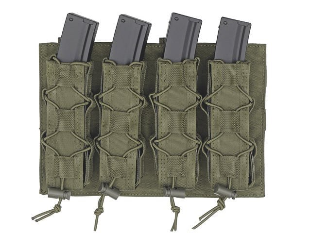Tasca portacaricatore MOLLE Speed Quad MP5/SMG Ranger Green di 8FIELDS