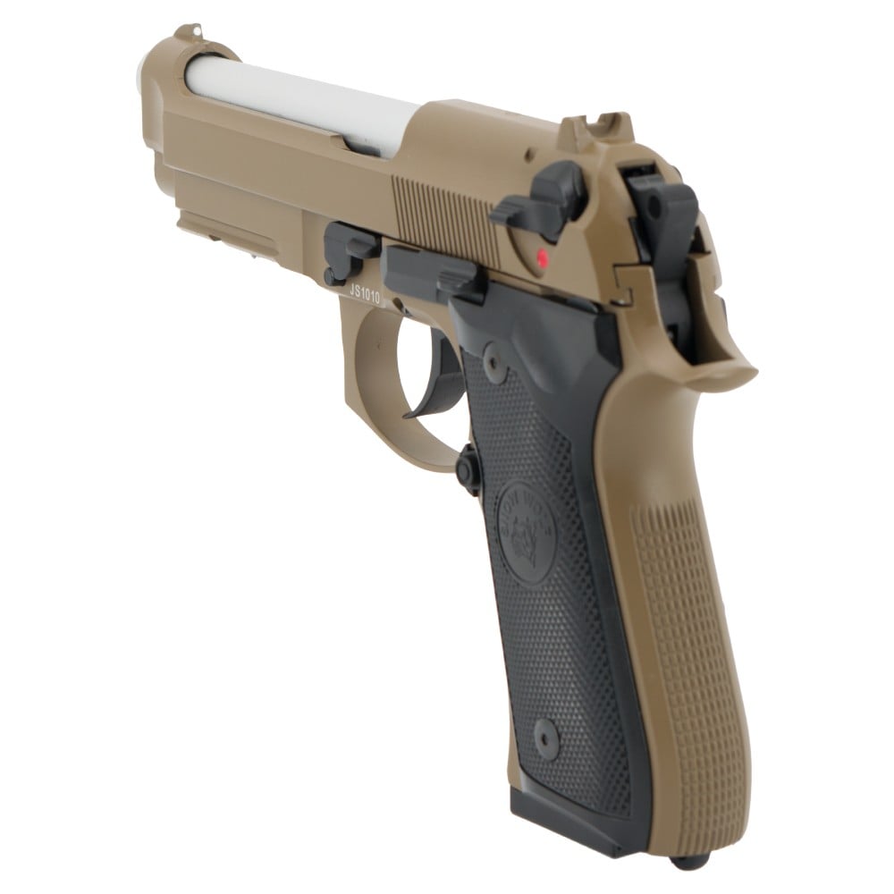 Pistola a Gas Scarrellante in Metallo Tan di SNOW WOLF