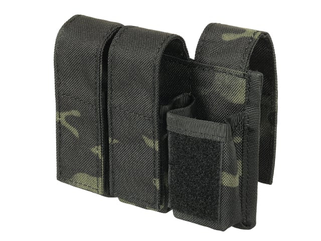 Tasca tripla per granate da 40 mm Multicamo Black di 8FIELDS