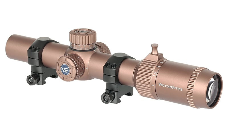 Ottica da fucile Forester 1-8x24 SFP LPVO FDE di VECTOR OPTICS