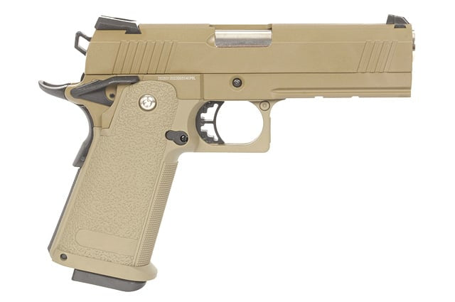 Pistola replica HI-CAPA GBB Tan di GOLDEN EAGLE