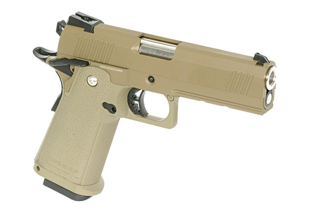 Pistola replica HI-CAPA GBB Tan di GOLDEN EAGLE