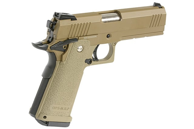 Pistola replica HI-CAPA GBB Tan di GOLDEN EAGLE