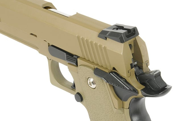 Pistola replica HI-CAPA GBB Tan di GOLDEN EAGLE