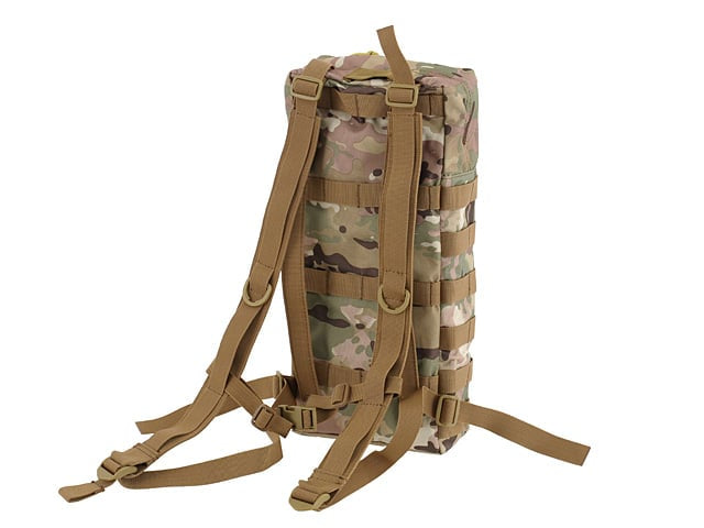 Porta idratazione tattico MOLLE con spallacci multicamo di 8FIELDS