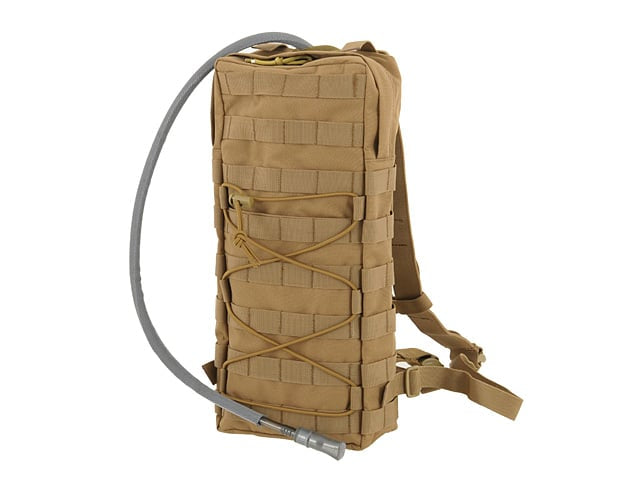 Porta idratazione tattico MOLLE con cinghie - coyote di 8FIELDS