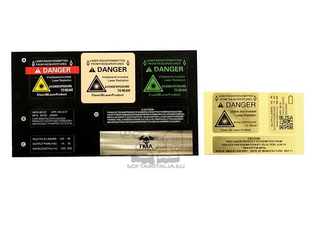 Contenitore fittizio AN/PEQ-15 nero di BIG DRAGON