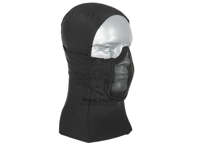 Maschera Shadow Fighter nera di BIG DRAGON