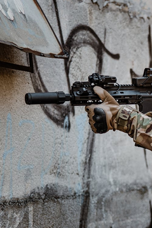 Silenziatore dummy Special Force 127mm nero di 5KU