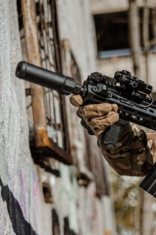 Silenziatore dummy Special Force 127mm nero di 5KU