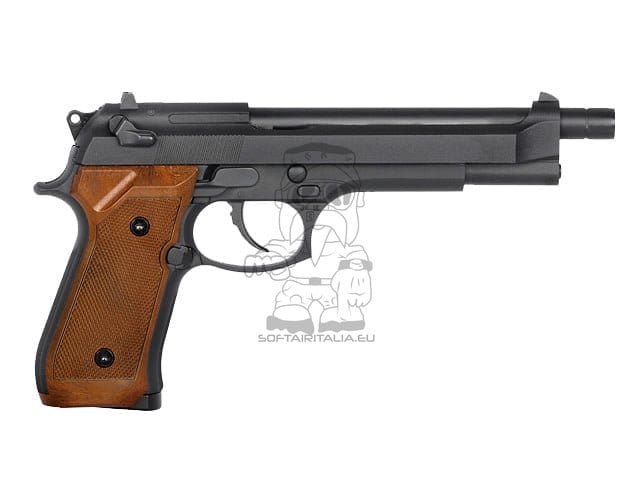 Pistola a CO2 M92L nera di WE