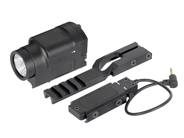 Torcia tattica russa K-2P nera di WADSN