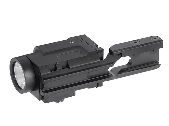Torcia tattica russa K-2P nera di WADSN