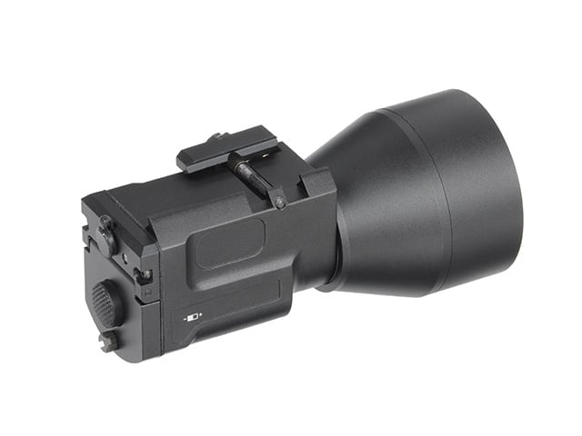 Torcia tattica LED russa K-2U nera di WADSN