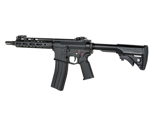 Caricatore mid-cap in acciaio da 200 colpi per AR-15 nero di BATTLEAXE
