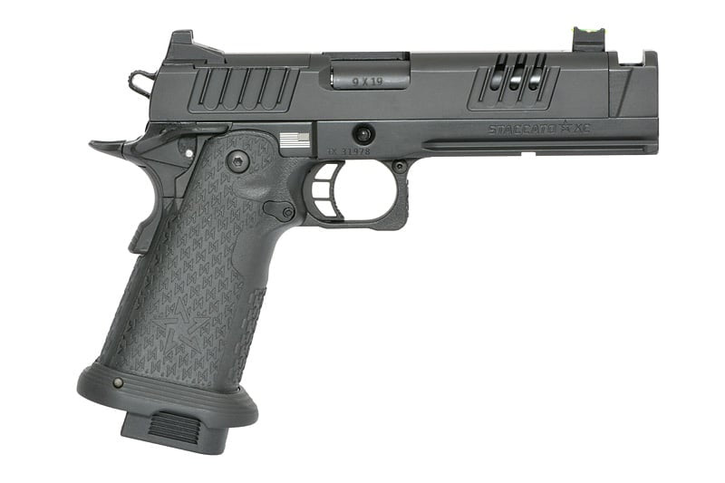 Pistola Staccato 2011 XC licenziata EMG nera di 6MMPROSHOP
