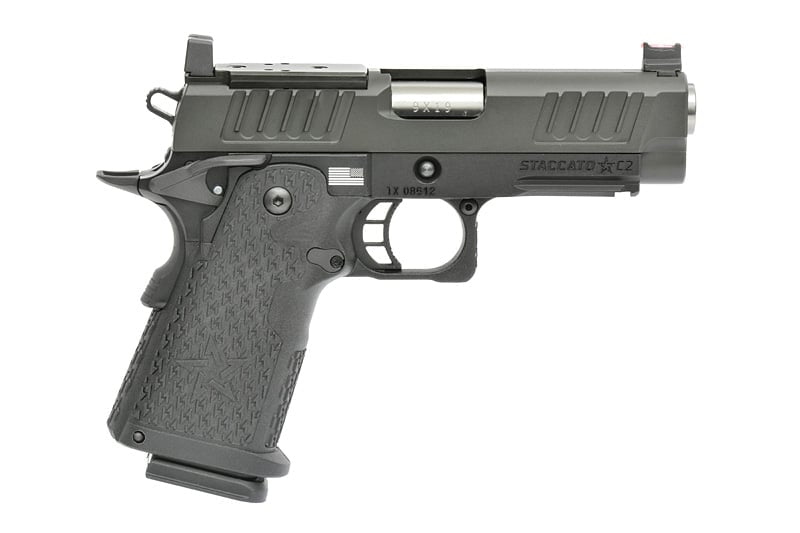 Replica pistola STACCATO 2011 C2 nera di 6MMPROSHOP