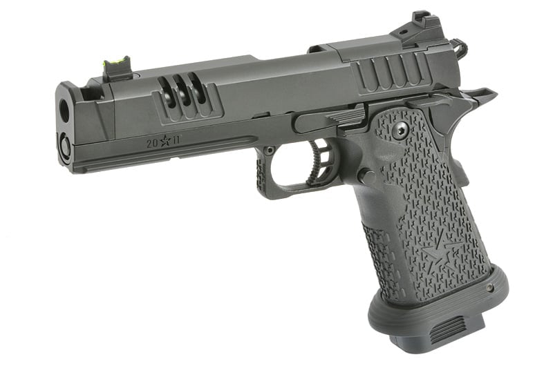 Pistola Staccato 2011 XC licenziata EMG nera di 6MMPROSHOP