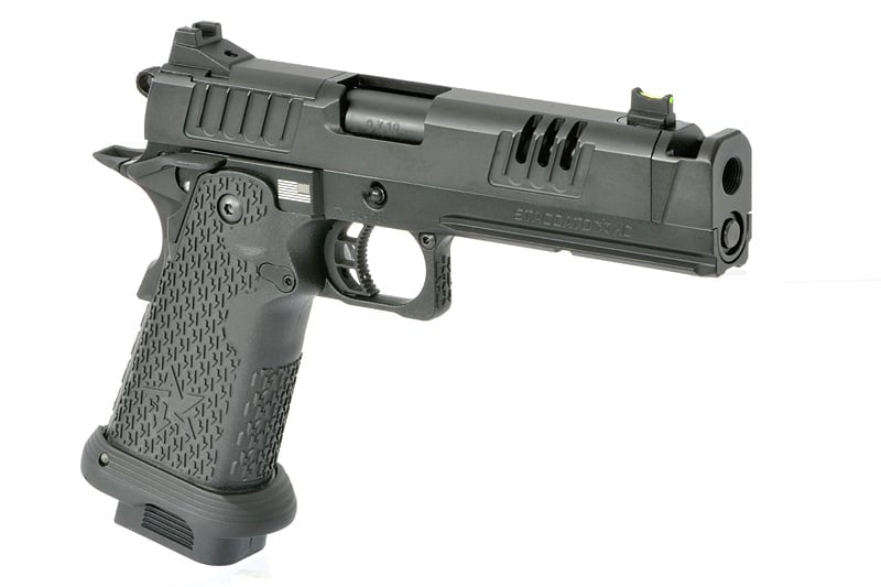 Pistola Staccato 2011 XC licenziata EMG nera di 6MMPROSHOP