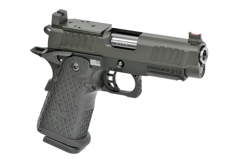 Replica pistola STACCATO 2011 C2 nera di 6MMPROSHOP