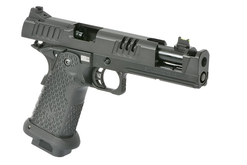 Pistola Staccato 2011 XC licenziata EMG nera di 6MMPROSHOP