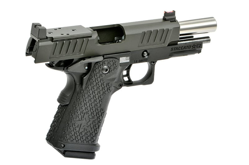 Replica pistola STACCATO 2011 C2 nera di 6MMPROSHOP