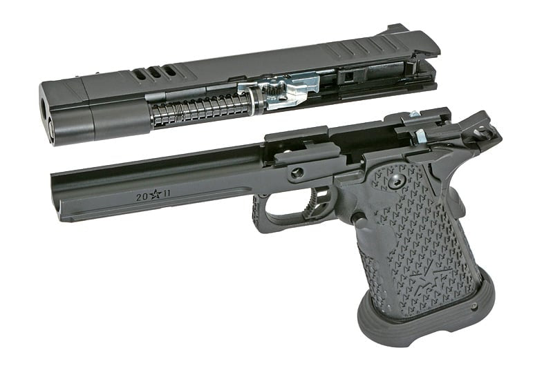 Pistola Staccato 2011 XC licenziata EMG nera di 6MMPROSHOP