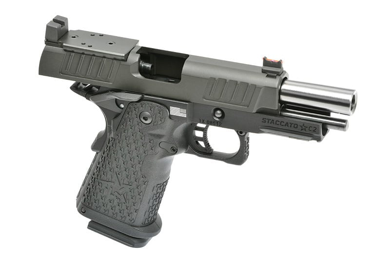 Replica pistola STACCATO 2011 C2 nera di 6MMPROSHOP