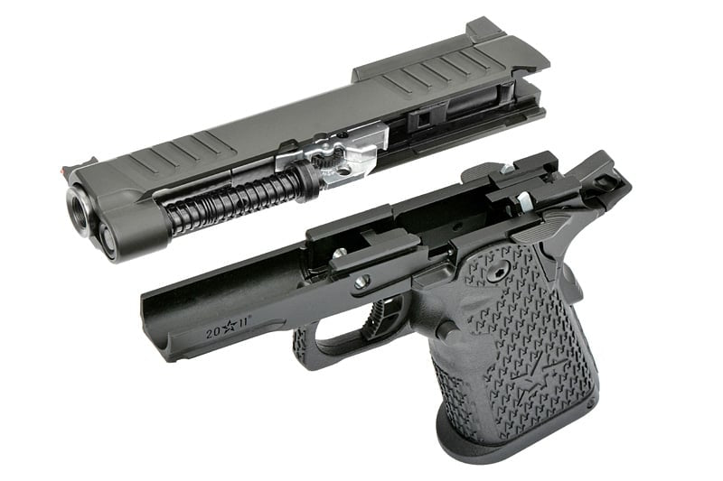 Replica pistola STACCATO 2011 C2 nera di 6MMPROSHOP