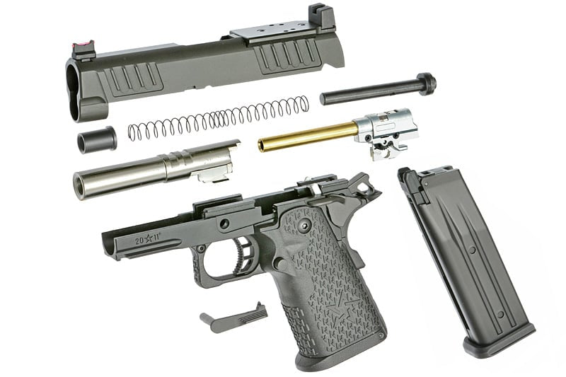 Replica pistola STACCATO 2011 C2 nera di 6MMPROSHOP