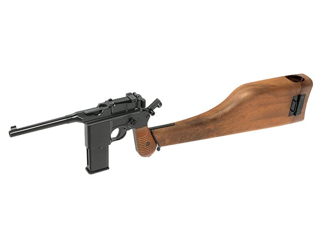Replica pistola M712 Mauser C96 con calcio a spalla di WE