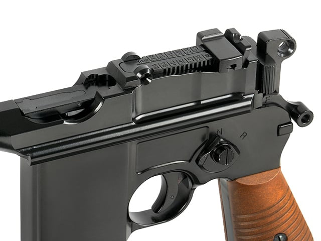 Replica pistola M712 Mauser C96 con calcio a spalla di WE