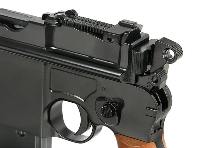 Replica pistola M712 Mauser C96 con calcio a spalla di WE
