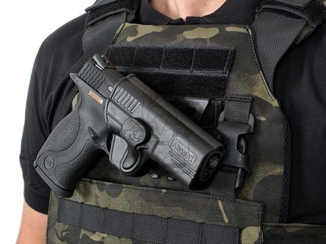 Attacco MOLLE per softair nero di AMOMAX