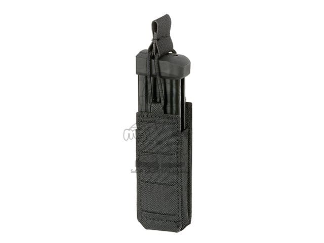 Tasca portacaricatore pistola elastica laser-cut nera di 8FIELDS