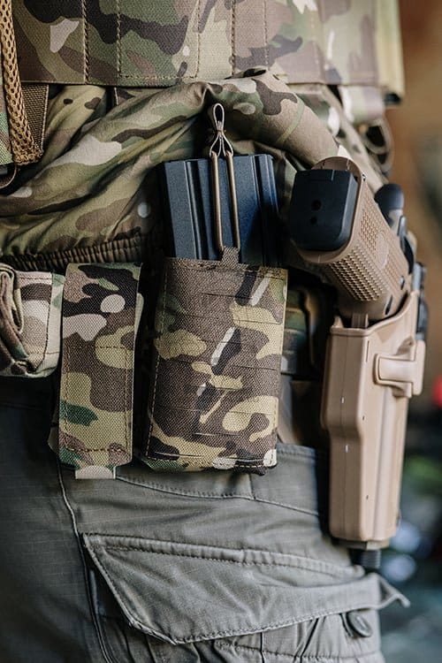 Tasca porta caricatore compatta tagliata al laser per AR15/AK Multicamo di 8FIELDS