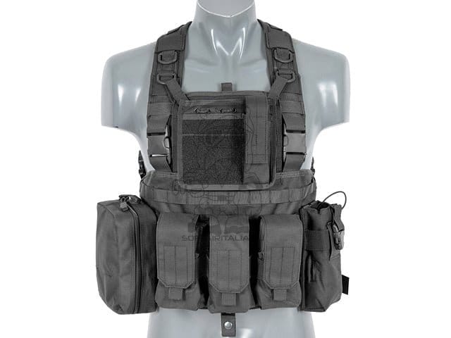 Imbracatura pettorale Force Recon nera di 8FIELDS