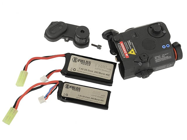 Contenitore batteria finto PEQ15 LA-5 nero di BIG DRAGON