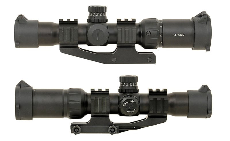 Ottica 1.5-4x30 con attacco cantilever di PCS