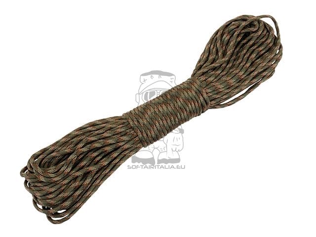 Paracord in nylon da 30m mimetico Forest Camo di BIG DRAGON