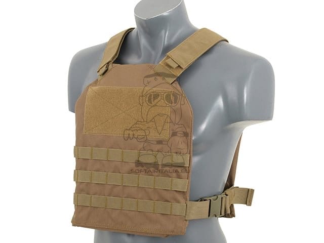 Plate Carrier Semplice Coyote con Piastre Fittizie di 8FIELDS