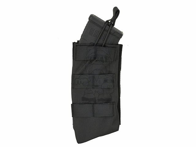 Tasca porta caricatore singolo AK 7.62x39 open top nera di 8FIELDS