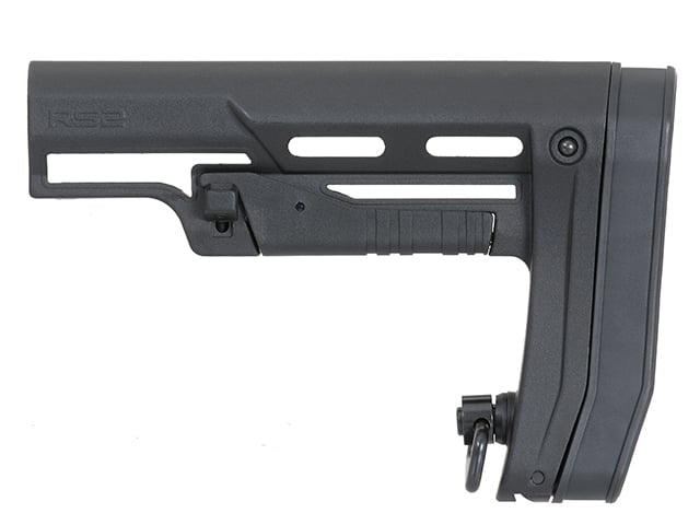 Calcio sottile RS2 per serie AR-15/M4 nero di APS